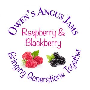 Owen's Angus Raspberry and Blackberry Jam