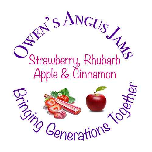 Owen's Angus Strawberry, Apple & Cinnamon Jam
